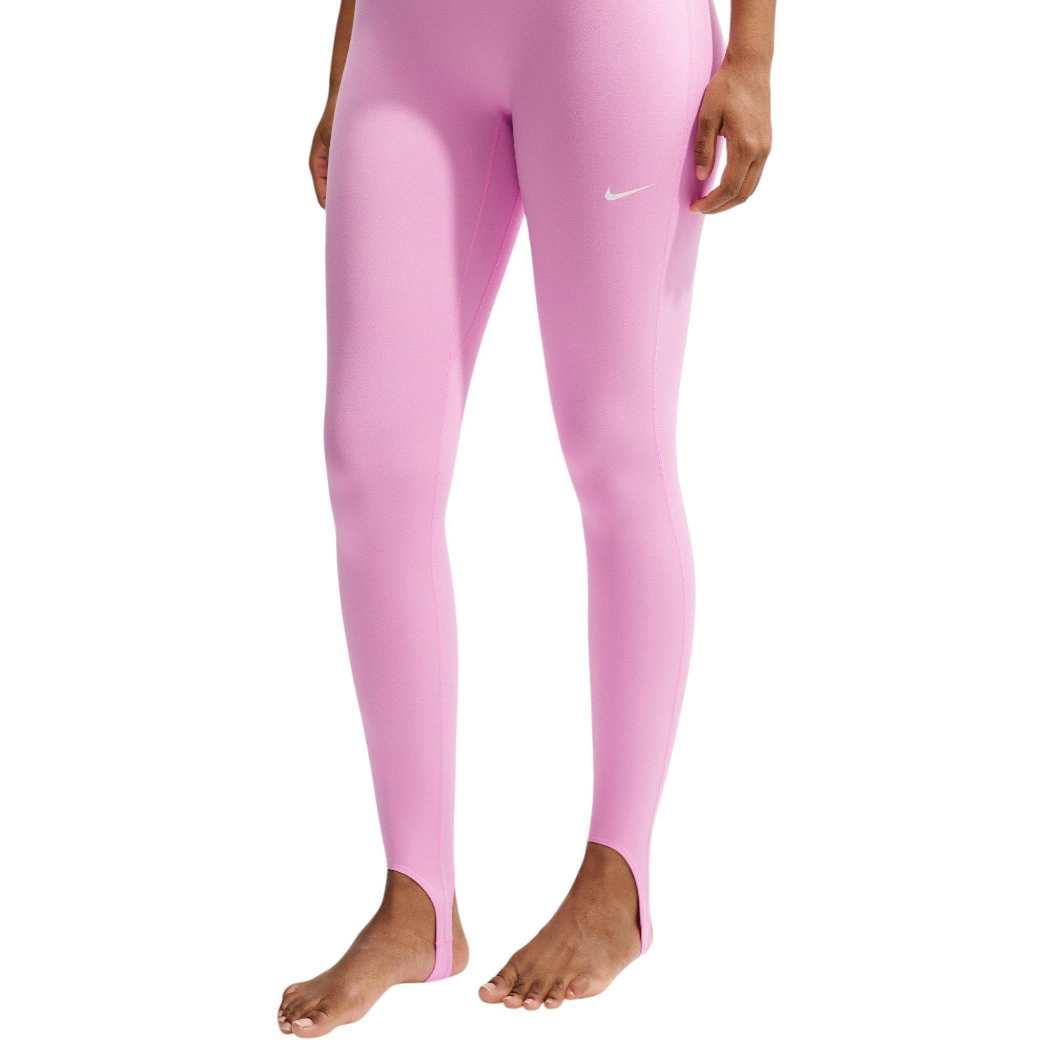 Nike Women's One High-Waisted Full-Length Stirrup Leggings - Pink - PINK
